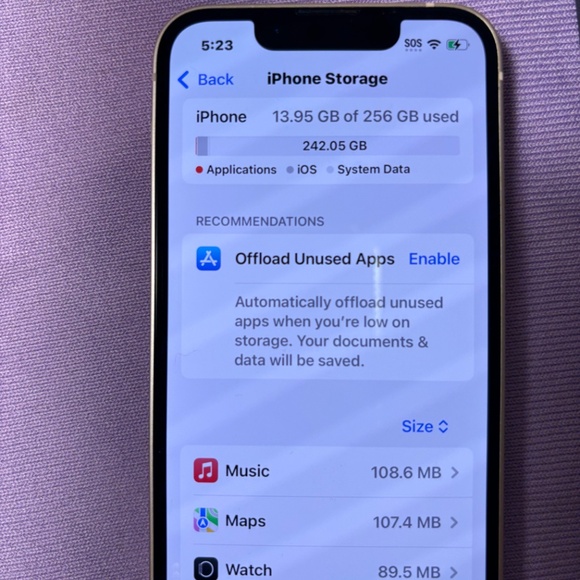 Apple iPhone 13 mini 256 gb pink - unlocked - Picture 4 of 10